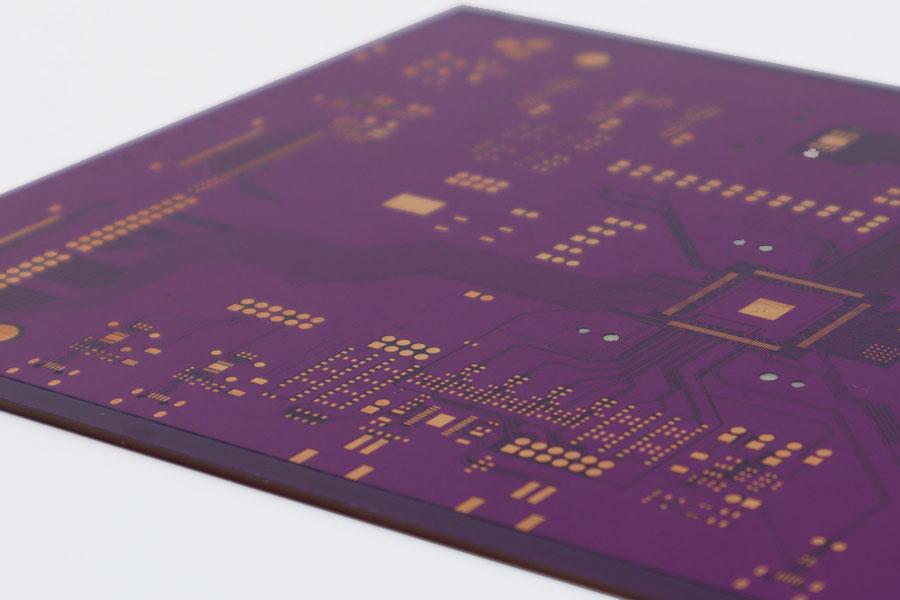 紫色电路板,紫油线路板,紫色油墨PC