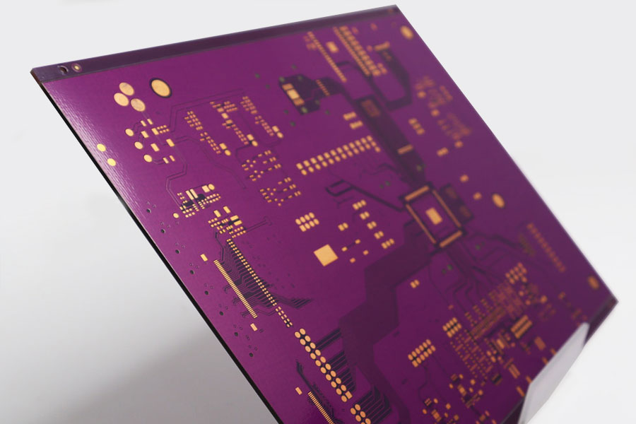 紫色pcb电路板